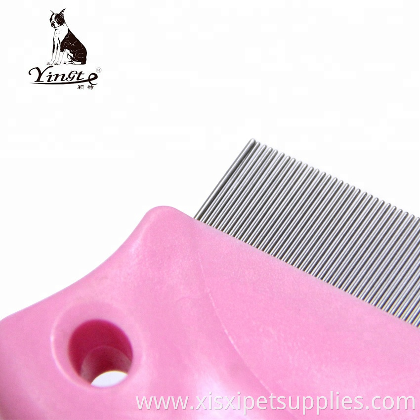 Factory Wholesale High Quality Portable Pet Cat Dog Flea Hair Comb